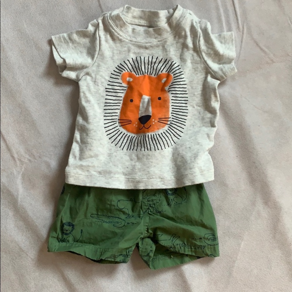 Baby boy short set